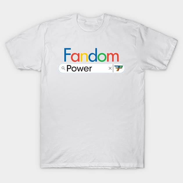 Fandom Power (Search Bar) T-Shirt by Fandom Power Podcast Merch Shop
